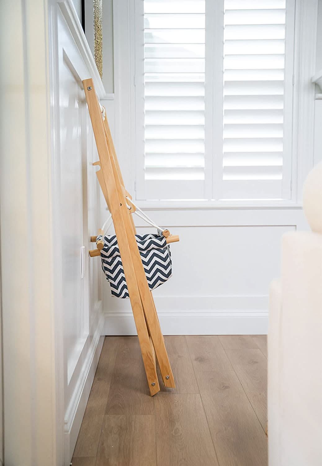 Spruce - Baby and Toddler Foldable Wooden Swing Set