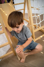 Magnolia Cocomelon 7-in-1 Wooden Indoor Playset – Montessori Climber for Toddlers