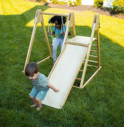 Juniper Folding Indoor & Outdoor Playset | Wooden Climber for Toddlers