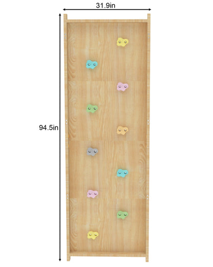 Walnut Modular 9-in-1 Swedish Ladder Wall Gym – Indoor Climber for Kids & Toddlers