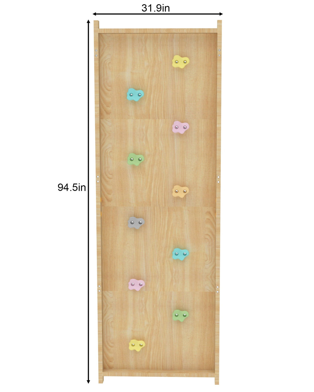 Walnut Modular 9-in-1 Swedish Ladder Wall Gym – Indoor Climber for Kids & Toddlers