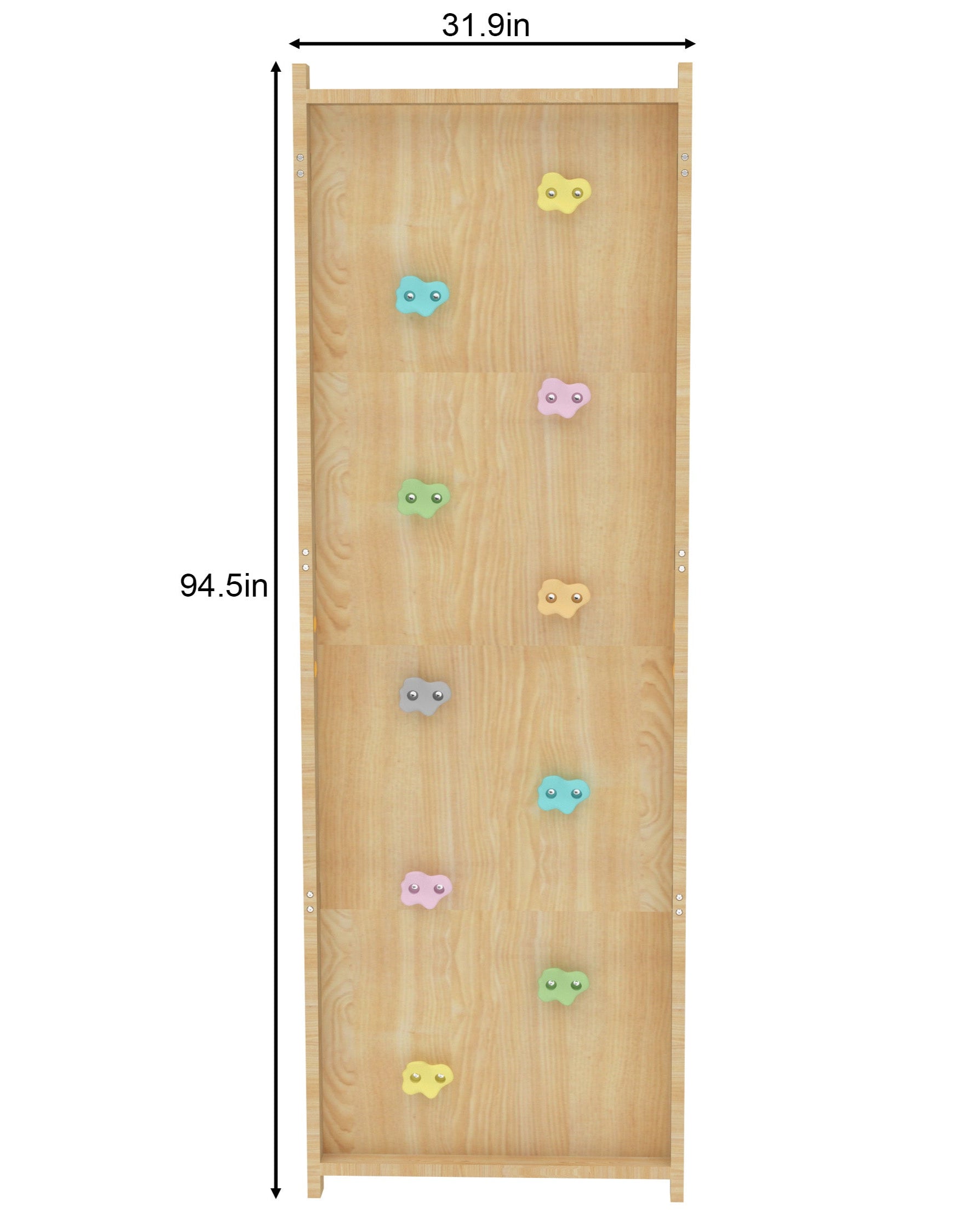Walnut Modular 9-in-1 Swedish Ladder Wall Gym – Indoor Climber for Kids & Toddlers