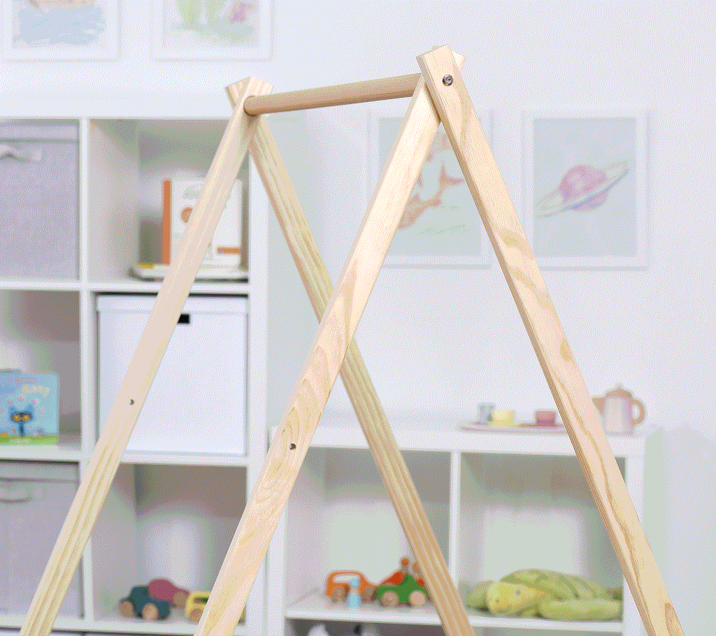 Tulip Foldable Baby Bouncer with Safety Harness | Lightweight & Portable Infant Seat