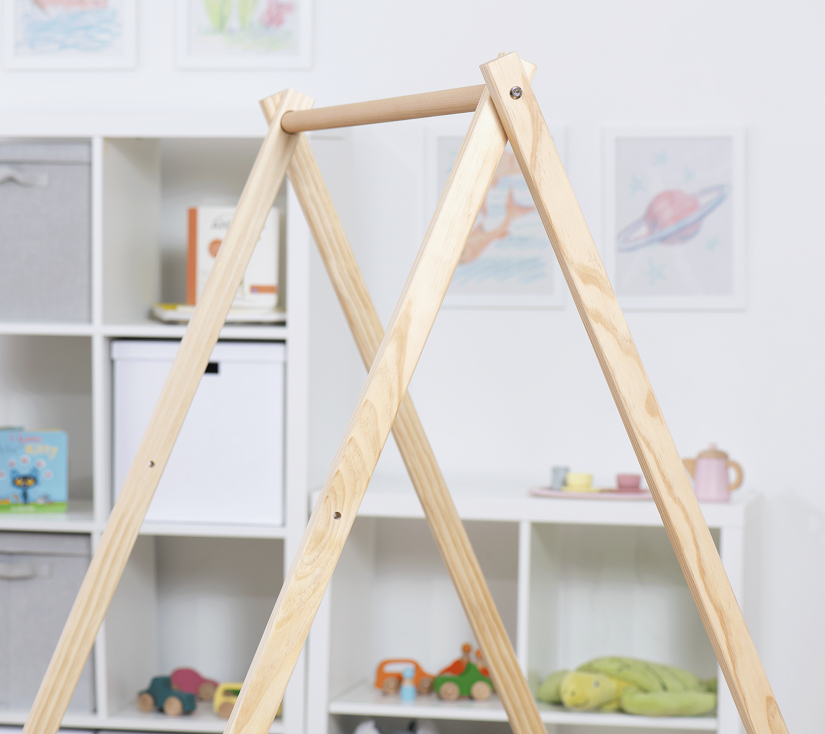 Tulip Foldable Baby Bouncer with Safety Harness | Lightweight & Portable Infant Seat