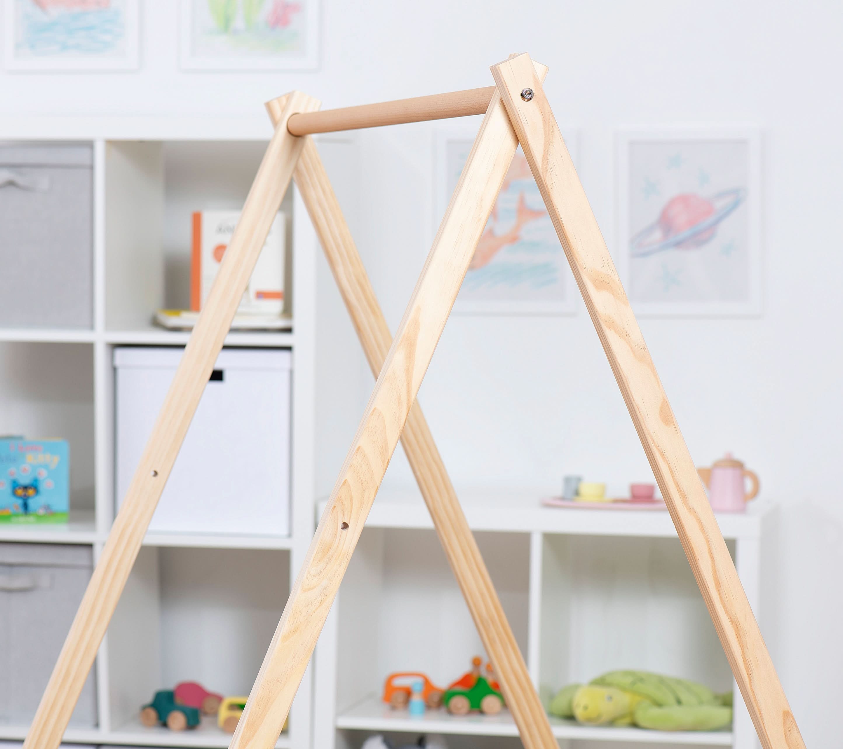 Tulip Foldable Baby Bouncer with Safety Harness | Lightweight & Portable Infant Seat