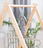 Tulip Foldable Baby Bouncer with Safety Harness | Lightweight & Portable Infant Seat