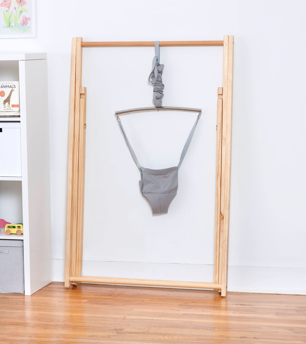 Tulip Foldable Baby Bouncer with Safety Harness | Lightweight & Portable Infant Seat