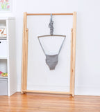 Tulip Foldable Baby Bouncer with Safety Harness | Lightweight & Portable Infant Seat