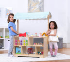 Holly Wooden Market Stand – Kids’ Pretend Play Shop & Display Shelf