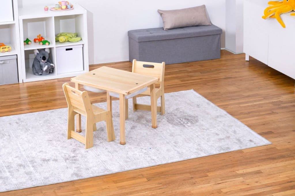Cordia Wooden Kids Activity Table & Chair Set – Montessori-Inspired Desk for Play & Learning