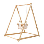 Spruce - Baby and Toddler Foldable Wooden Swing Set