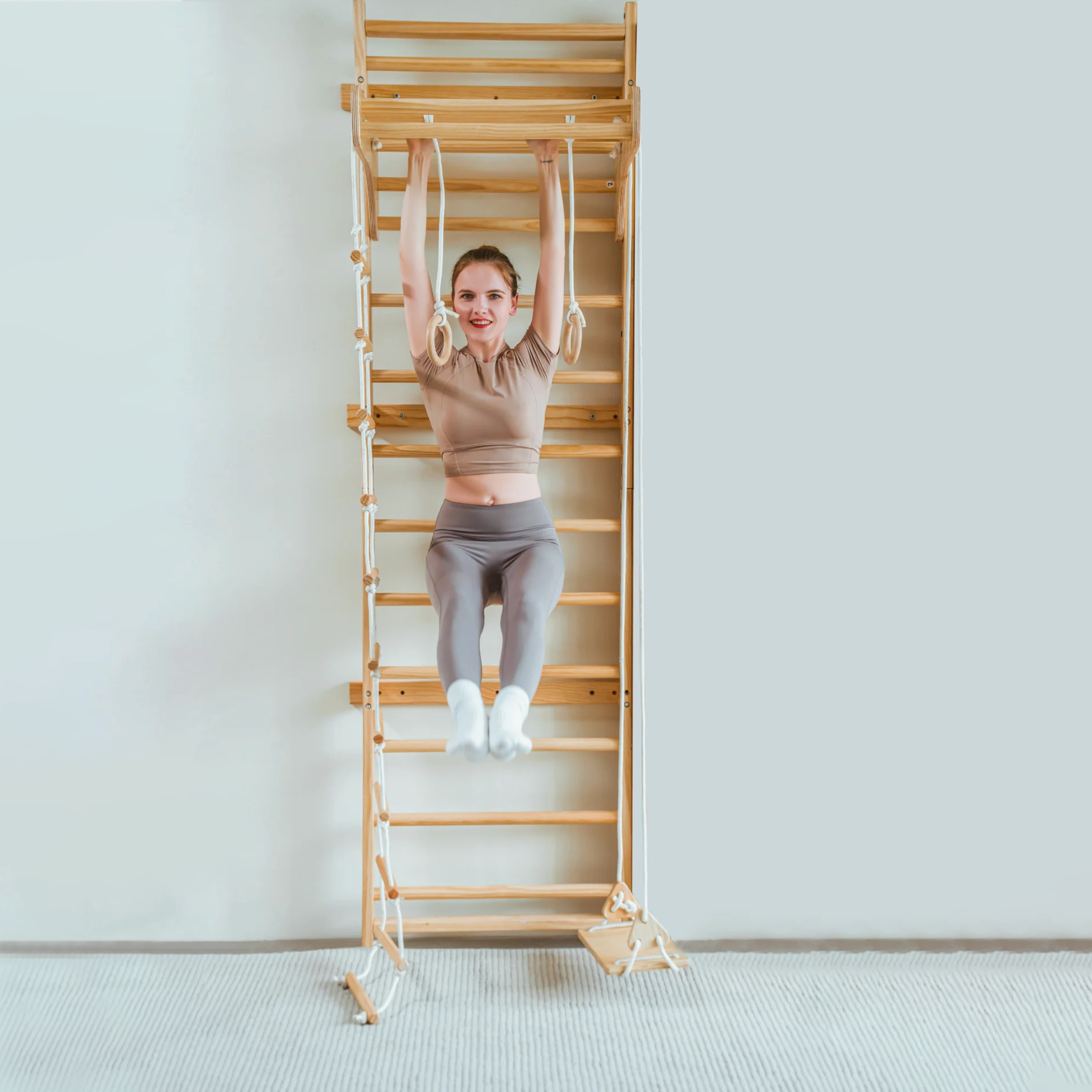 Betula Swedish Wall Ladder & Indoor Wooden Climber for Kids – Home Gym Playset