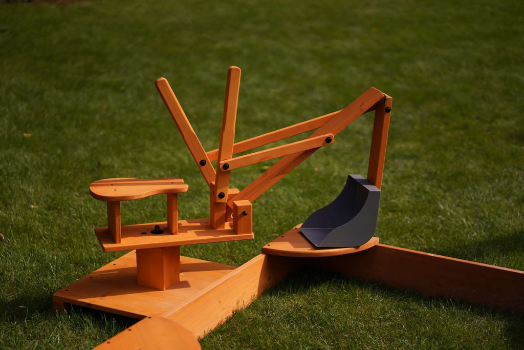 Outdoor Excavator Digger Toy for Kids | Backyard Construction Ride-On (Sandbox Not Included)