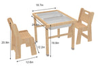 Cordia Wooden Kids Activity Table & Chair Set – Montessori-Inspired Desk for Play & Learning