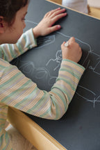 Ash Adjustable Wooden Learning Tent with Kids Desk & Chair – 2-in-1 Play & Study Station