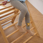 Bazel 6-in-1 Pikler Climber Set | Wooden Triangle, Rocker Arch & Slide for Toddlers