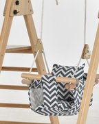 Indoor Baby Swing Seat | Soft Cotton Toddler Hammock for All Swingsets (Frame Not Included)