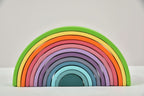 Wooden Rainbow Stacker Blocks