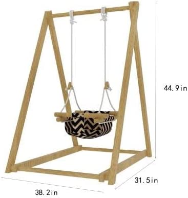 Indoor Baby Swing Seat | Soft Cotton Toddler Hammock for All Swingsets (Frame Not Included)