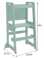 Date - 4 in 1 Kitchen Tower, Desk, Step Stool and Chalkboard