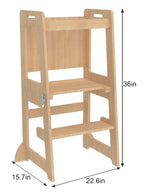 Date - 4 in 1 Kitchen Tower, Desk, Step Stool and Chalkboard