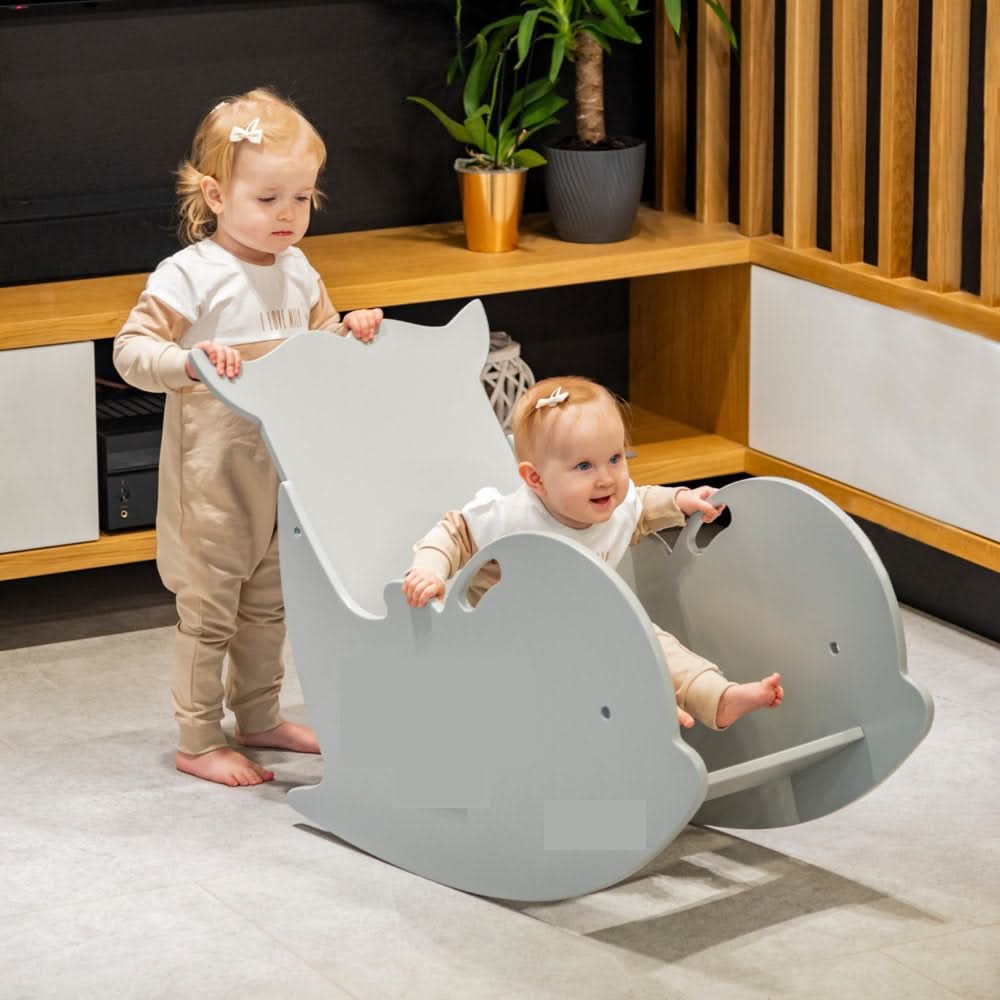Ellery- Dolphin Rocking Chair
