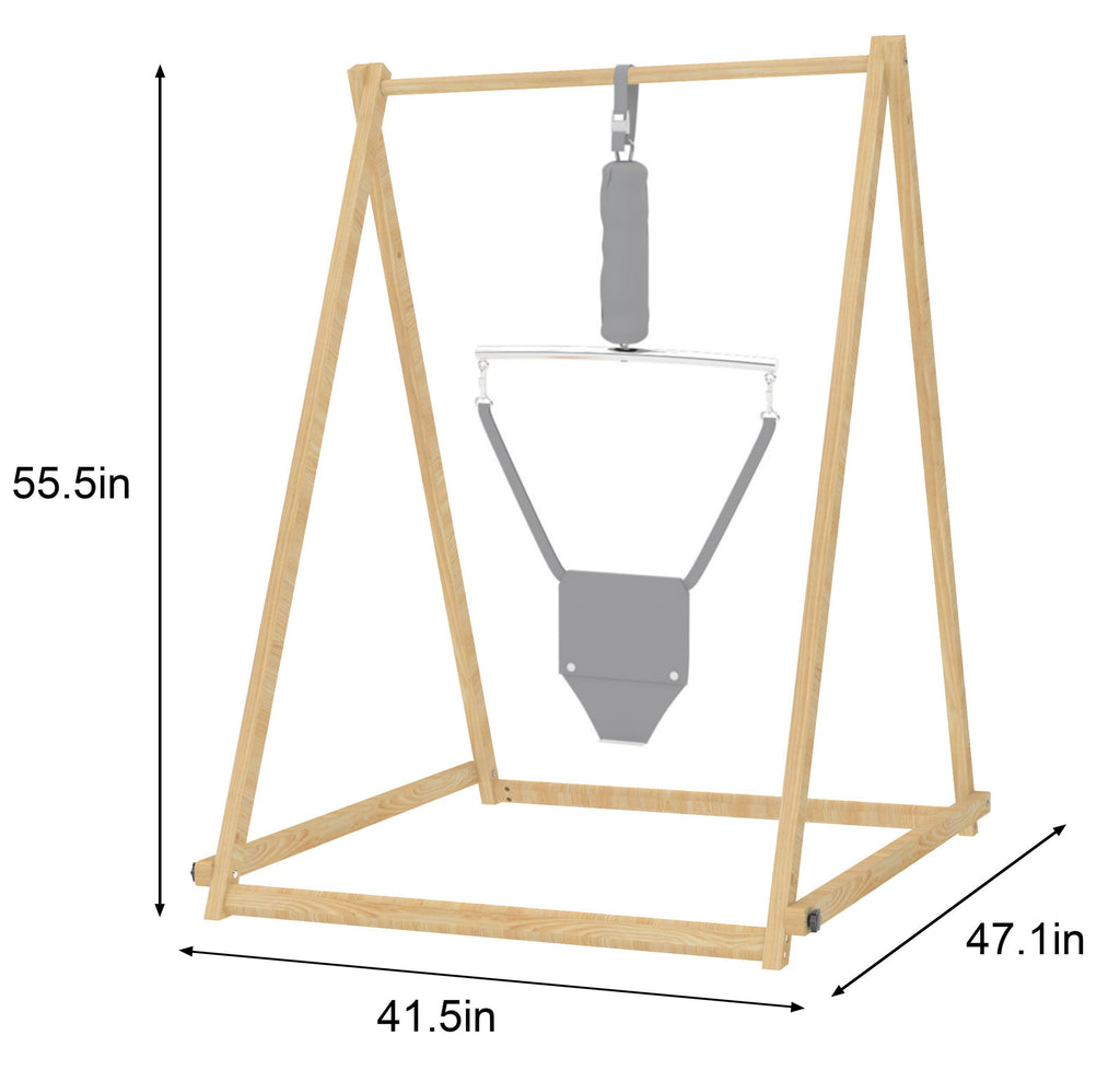 Tulip Foldable Baby Bouncer with Safety Harness | Lightweight & Portable Infant Seat