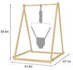 Tulip Foldable Baby Bouncer with Safety Harness | Lightweight & Portable Infant Seat