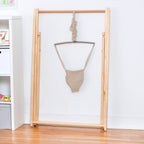 Tulip Foldable Baby Bouncer with Safety Harness | Lightweight & Portable Infant Seat